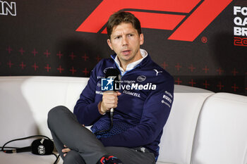 2024-07-05 - VOWLES James, Team Principal of Williams Racing, portrait press conference during the Formula 1 Qatar Airways British Grand Prix 2024, 12th round of the 2024 Formula One World Championship from July 5 to 7, 2024 on the Silverstone Circuit, in Silverstone, United Kingdom - F1 - BRITISH GRAND PRIX 2024 - FORMULA 1 - MOTORS