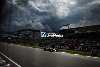 2024-07-05 - 27 HULKENBERG Nico (ger), Haas F1 Team VF-24 Ferrari, action during the Formula 1 Qatar Airways British Grand Prix 2024, 12th round of the 2024 Formula One World Championship from July 5 to 7, 2024 on the Silverstone Circuit, in Silverstone, United Kingdom - F1 - BRITISH GRAND PRIX 2024 - FORMULA 1 - MOTORS