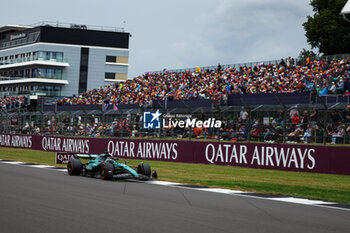 2024-07-05 - 18 STROLL Lance (can), Aston Martin F1 Team AMR24, action during the Formula 1 Qatar Airways British Grand Prix 2024, 12th round of the 2024 Formula One World Championship from July 5 to 7, 2024 on the Silverstone Circuit, in Silverstone, United Kingdom - F1 - BRITISH GRAND PRIX 2024 - FORMULA 1 - MOTORS