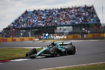 2024-07-05 - 14 ALONSO Fernando (spa), Aston Martin F1 Team AMR24, action during the Formula 1 Qatar Airways British Grand Prix 2024, 12th round of the 2024 Formula One World Championship from July 5 to 7, 2024 on the Silverstone Circuit, in Silverstone, United Kingdom - F1 - BRITISH GRAND PRIX 2024 - FORMULA 1 - MOTORS