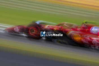 2024-07-05 - 55 SAINZ Carlos (spa), Scuderia Ferrari SF-24, action during the Formula 1 Qatar Airways British Grand Prix 2024, 12th round of the 2024 Formula One World Championship from July 5 to 7, 2024 on the Silverstone Circuit, in Silverstone, United Kingdom - F1 - BRITISH GRAND PRIX 2024 - FORMULA 1 - MOTORS