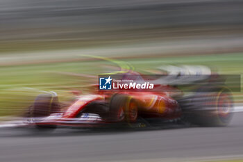 2024-07-05 - 55 SAINZ Carlos (spa), Scuderia Ferrari SF-24, action during the Formula 1 Qatar Airways British Grand Prix 2024, 12th round of the 2024 Formula One World Championship from July 5 to 7, 2024 on the Silverstone Circuit, in Silverstone, United Kingdom - F1 - BRITISH GRAND PRIX 2024 - FORMULA 1 - MOTORS