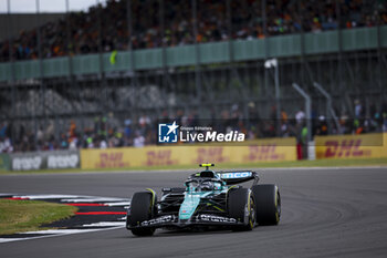 2024-07-05 - 14 ALONSO Fernando (spa), Aston Martin F1 Team AMR24, action during the Formula 1 Qatar Airways British Grand Prix 2024, 12th round of the 2024 Formula One World Championship from July 5 to 7, 2024 on the Silverstone Circuit, in Silverstone, United Kingdom - F1 - BRITISH GRAND PRIX 2024 - FORMULA 1 - MOTORS