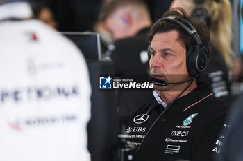 2024-07-05 - WOLFF Toto (aut), Team Principal & CEO of Mercedes AMG F1 Team, portrait during the Formula 1 Qatar Airways British Grand Prix 2024, 12th round of the 2024 Formula One World Championship from July 5 to 7, 2024 on the Silverstone Circuit, in Silverstone, United Kingdom - F1 - BRITISH GRAND PRIX 2024 - FORMULA 1 - MOTORS