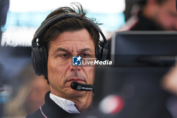 2024-07-05 - WOLFF Toto (aut), Team Principal & CEO of Mercedes AMG F1 Team, portrait during the Formula 1 Qatar Airways British Grand Prix 2024, 12th round of the 2024 Formula One World Championship from July 5 to 7, 2024 on the Silverstone Circuit, in Silverstone, United Kingdom - F1 - BRITISH GRAND PRIX 2024 - FORMULA 1 - MOTORS