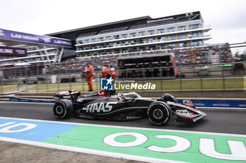 2024-07-05 - BEARMAN Ollie (gbr), Haas F1 Team VF-24 Ferrari, action during the Formula 1 Qatar Airways British Grand Prix 2024, 12th round of the 2024 Formula One World Championship from July 5 to 7, 2024 on the Silverstone Circuit, in Silverstone, United Kingdom - F1 - BRITISH GRAND PRIX 2024 - FORMULA 1 - MOTORS