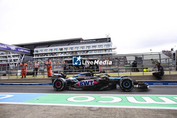 2024-07-05 - 10 GASLY Pierre (fra), Alpine F1 Team A524, action during the Formula 1 Qatar Airways British Grand Prix 2024, 12th round of the 2024 Formula One World Championship from July 5 to 7, 2024 on the Silverstone Circuit, in Silverstone, United Kingdom - F1 - BRITISH GRAND PRIX 2024 - FORMULA 1 - MOTORS