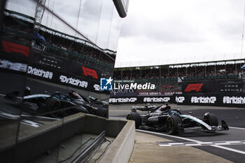 2024-07-05 - 63 RUSSELL George (gbr), Mercedes AMG F1 Team W15, action during the Formula 1 Qatar Airways British Grand Prix 2024, 12th round of the 2024 Formula One World Championship from July 5 to 7, 2024 on the Silverstone Circuit, in Silverstone, United Kingdom - F1 - BRITISH GRAND PRIX 2024 - FORMULA 1 - MOTORS