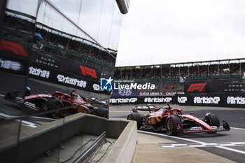 2024-07-05 - 16 LECLERC Charles (mco), Scuderia Ferrari SF-24, action during the Formula 1 Qatar Airways British Grand Prix 2024, 12th round of the 2024 Formula One World Championship from July 5 to 7, 2024 on the Silverstone Circuit, in Silverstone, United Kingdom - F1 - BRITISH GRAND PRIX 2024 - FORMULA 1 - MOTORS