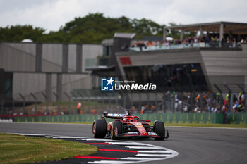 2024-07-05 - 16 LECLERC Charles (mco), Scuderia Ferrari SF-24, action during the Formula 1 Qatar Airways British Grand Prix 2024, 12th round of the 2024 Formula One World Championship from July 5 to 7, 2024 on the Silverstone Circuit, in Silverstone, United Kingdom - F1 - BRITISH GRAND PRIX 2024 - FORMULA 1 - MOTORS