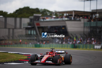 2024-07-05 - 16 LECLERC Charles (mco), Scuderia Ferrari SF-24, action during the Formula 1 Qatar Airways British Grand Prix 2024, 12th round of the 2024 Formula One World Championship from July 5 to 7, 2024 on the Silverstone Circuit, in Silverstone, United Kingdom - F1 - BRITISH GRAND PRIX 2024 - FORMULA 1 - MOTORS