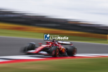 2024-07-05 - 16 LECLERC Charles (mco), Scuderia Ferrari SF-24, action during the Formula 1 Qatar Airways British Grand Prix 2024, 12th round of the 2024 Formula One World Championship from July 5 to 7, 2024 on the Silverstone Circuit, in Silverstone, United Kingdom - F1 - BRITISH GRAND PRIX 2024 - FORMULA 1 - MOTORS