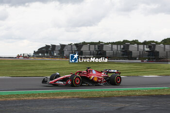 2024-07-05 - 16 LECLERC Charles (mco), Scuderia Ferrari SF-24, action during the Formula 1 Qatar Airways British Grand Prix 2024, 12th round of the 2024 Formula One World Championship from July 5 to 7, 2024 on the Silverstone Circuit, in Silverstone, United Kingdom - F1 - BRITISH GRAND PRIX 2024 - FORMULA 1 - MOTORS