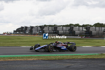 2024-07-05 - 02 SARGEANT Logan (usa), Williams Racing FW46, action during the Formula 1 Qatar Airways British Grand Prix 2024, 12th round of the 2024 Formula One World Championship from July 5 to 7, 2024 on the Silverstone Circuit, in Silverstone, United Kingdom - F1 - BRITISH GRAND PRIX 2024 - FORMULA 1 - MOTORS