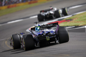 2024-07-05 - 03 RICCIARDO Daniel (aus), Visa Cash App RB F1 Team VCARB 01, action during the Formula 1 Qatar Airways British Grand Prix 2024, 12th round of the 2024 Formula One World Championship from July 5 to 7, 2024 on the Silverstone Circuit, in Silverstone, United Kingdom - F1 - BRITISH GRAND PRIX 2024 - FORMULA 1 - MOTORS