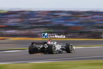 2024-07-05 - 20 MAGNUSSEN Kevin (den), Haas F1 Team VF-24 Ferrari, action during the Formula 1 Qatar Airways British Grand Prix 2024, 12th round of the 2024 Formula One World Championship from July 5 to 7, 2024 on the Silverstone Circuit, in Silverstone, United Kingdom - F1 - BRITISH GRAND PRIX 2024 - FORMULA 1 - MOTORS