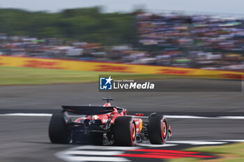 2024-07-05 - 16 LECLERC Charles (mco), Scuderia Ferrari SF-24, action during the Formula 1 Qatar Airways British Grand Prix 2024, 12th round of the 2024 Formula One World Championship from July 5 to 7, 2024 on the Silverstone Circuit, in Silverstone, United Kingdom - F1 - BRITISH GRAND PRIX 2024 - FORMULA 1 - MOTORS