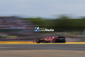 2024-07-05 - 16 LECLERC Charles (mco), Scuderia Ferrari SF-24, action during the Formula 1 Qatar Airways British Grand Prix 2024, 12th round of the 2024 Formula One World Championship from July 5 to 7, 2024 on the Silverstone Circuit, in Silverstone, United Kingdom - F1 - BRITISH GRAND PRIX 2024 - FORMULA 1 - MOTORS