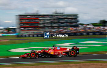 2024-07-05 - 16 LECLERC Charles (mco), Scuderia Ferrari SF-24, action during the Formula 1 Qatar Airways British Grand Prix 2024, 12th round of the 2024 Formula One World Championship from July 5 to 7, 2024 on the Silverstone Circuit, in Silverstone, United Kingdom - F1 - BRITISH GRAND PRIX 2024 - FORMULA 1 - MOTORS