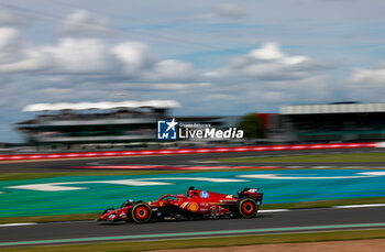 2024-07-05 - 16 LECLERC Charles (mco), Scuderia Ferrari SF-24, action during the Formula 1 Qatar Airways British Grand Prix 2024, 12th round of the 2024 Formula One World Championship from July 5 to 7, 2024 on the Silverstone Circuit, in Silverstone, United Kingdom - F1 - BRITISH GRAND PRIX 2024 - FORMULA 1 - MOTORS