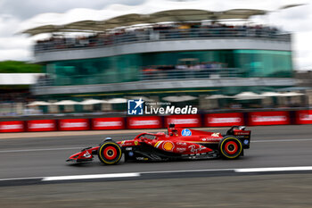 2024-07-05 - 16 LECLERC Charles (mco), Scuderia Ferrari SF-24, action during the Formula 1 Qatar Airways British Grand Prix 2024, 12th round of the 2024 Formula One World Championship from July 5 to 7, 2024 on the Silverstone Circuit, in Silverstone, United Kingdom - F1 - BRITISH GRAND PRIX 2024 - FORMULA 1 - MOTORS