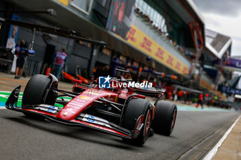 2024-07-05 - 16 LECLERC Charles (mco), Scuderia Ferrari SF-24, action during the Formula 1 Qatar Airways British Grand Prix 2024, 12th round of the 2024 Formula One World Championship from July 5 to 7, 2024 on the Silverstone Circuit, in Silverstone, United Kingdom - F1 - BRITISH GRAND PRIX 2024 - FORMULA 1 - MOTORS