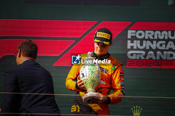 2024-07-21 - 81 Oscar Piastri, (AUS) McLaren Mercedes during the Hungarian GP, Budapest 18-21 July 2024 Formula 1 World championship 2024. - FORMULA 1 HUNGARIAN GRAND PRIX 2024 - RACE - FORMULA 1 - MOTORS