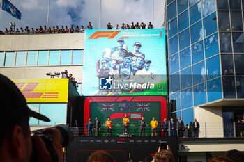 2024-07-21 - Podium of the race, during the Hungarian GP, Budapest 18-21 July 2024 Formula 1 World championship 2024. - FORMULA 1 HUNGARIAN GRAND PRIX 2024 - RACE - FORMULA 1 - MOTORS