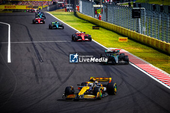 2024-07-21 - 04 Lando Norris, (GRB) McLaren Mercedes during the Hungarian GP, Budapest 18-21 July 2024 Formula 1 World championship 2024. - FORMULA 1 HUNGARIAN GRAND PRIX 2024 - RACE - FORMULA 1 - MOTORS