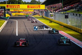 2024-07-21 - 55 Carlos Sainz, (ESP) Scuderia Ferrari during the Hungarian GP, Budapest 18-21 July 2024 Formula 1 World championship 2024. - FORMULA 1 HUNGARIAN GRAND PRIX 2024 - RACE - FORMULA 1 - MOTORS