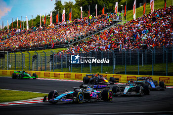 2024-07-21 - 31 Esteban Ocon, (FRA) Alpine F1 Team during the Hungarian GP, Budapest 18-21 July 2024 Formula 1 World championship 2024. - FORMULA 1 HUNGARIAN GRAND PRIX 2024 - RACE - FORMULA 1 - MOTORS