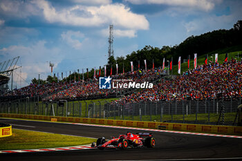 2024-07-21 - 16 Charles Leclerc, (MON) Scuderia Ferrari during the Hungarian GP, Budapest 18-21 July 2024 Formula 1 World championship 2024. - FORMULA 1 HUNGARIAN GRAND PRIX 2024 - RACE - FORMULA 1 - MOTORS