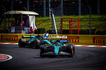 2024-07-21 - 14 Fernando Alonso, (ESP) Aramco Aston Martin Mercedes during the Hungarian GP, Budapest 18-21 July 2024 Formula 1 World championship 2024. - FORMULA 1 HUNGARIAN GRAND PRIX 2024 - RACE - FORMULA 1 - MOTORS