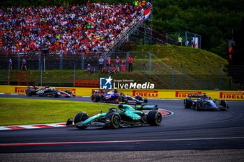 2024-07-21 - 14 Fernando Alonso, (ESP) Aramco Aston Martin Mercedes during the Hungarian GP, Budapest 18-21 July 2024 Formula 1 World championship 2024. - FORMULA 1 HUNGARIAN GRAND PRIX 2024 - RACE - FORMULA 1 - MOTORS