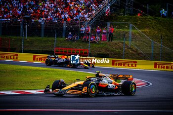 2024-07-21 - 04 Lando Norris, (GRB) McLaren Mercedes during the Hungarian GP, Budapest 18-21 July 2024 Formula 1 World championship 2024. - FORMULA 1 HUNGARIAN GRAND PRIX 2024 - RACE - FORMULA 1 - MOTORS