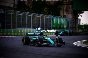 2024-07-21 - 14 Fernando Alonso, (ESP) Aramco Aston Martin Mercedes during the Hungarian GP, Budapest 18-21 July 2024 Formula 1 World championship 2024. - FORMULA 1 HUNGARIAN GRAND PRIX 2024 - RACE - FORMULA 1 - MOTORS