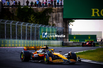 2024-07-21 - 81 Oscar Piastri, (AUS) McLaren Mercedes during the Hungarian GP, Budapest 18-21 July 2024 Formula 1 World championship 2024. - FORMULA 1 HUNGARIAN GRAND PRIX 2024 - RACE - FORMULA 1 - MOTORS