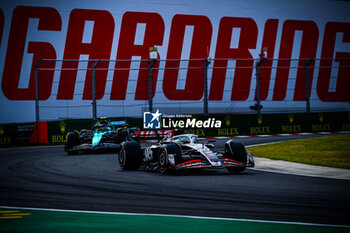 2024-07-21 - 27 Nico Hulkenberg, (GER) Haas F1 Team during the Hungarian GP, Budapest 18-21 July 2024 Formula 1 World championship 2024. - FORMULA 1 HUNGARIAN GRAND PRIX 2024 - RACE - FORMULA 1 - MOTORS