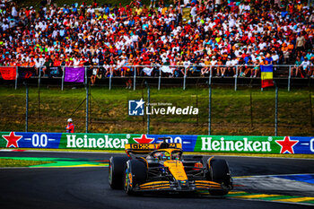 2024-07-21 - 81 Oscar Piastri, (AUS) McLaren Mercedes during the Hungarian GP, Budapest 18-21 July 2024 Formula 1 World championship 2024. - FORMULA 1 HUNGARIAN GRAND PRIX 2024 - RACE - FORMULA 1 - MOTORS