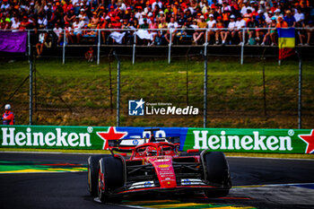 2024-07-21 - 16 Charles Leclerc, (MON) Scuderia Ferrari during the Hungarian GP, Budapest 18-21 July 2024 Formula 1 World championship 2024. - FORMULA 1 HUNGARIAN GRAND PRIX 2024 - RACE - FORMULA 1 - MOTORS