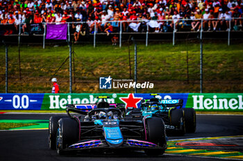 2024-07-21 - 10 Pierre Gasly, (FRA) Alpine F1 Team during the Hungarian GP, Budapest 18-21 July 2024 Formula 1 World championship 2024. - FORMULA 1 HUNGARIAN GRAND PRIX 2024 - RACE - FORMULA 1 - MOTORS