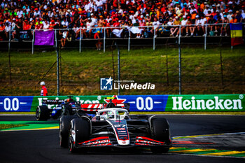 2024-07-21 - 27 Nico Hulkenberg, (GER) Haas F1 Team during the Hungarian GP, Budapest 18-21 July 2024 Formula 1 World championship 2024. - FORMULA 1 HUNGARIAN GRAND PRIX 2024 - RACE - FORMULA 1 - MOTORS