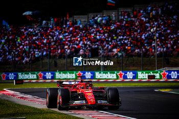 2024-07-21 - 16 Charles Leclerc, (MON) Scuderia Ferrari during the Hungarian GP, Budapest 18-21 July 2024 Formula 1 World championship 2024. - FORMULA 1 HUNGARIAN GRAND PRIX 2024 - RACE - FORMULA 1 - MOTORS