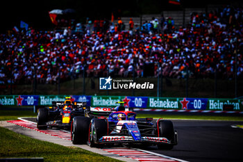 2024-07-21 - 22 Yuki Tsunoda, (JAP) Visa Cash App, Racing Bulls, Honda during the Hungarian GP, Budapest 18-21 July 2024 Formula 1 World championship 2024. - FORMULA 1 HUNGARIAN GRAND PRIX 2024 - RACE - FORMULA 1 - MOTORS