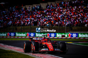 2024-07-21 - 16 Charles Leclerc, (MON) Scuderia Ferrari during the Hungarian GP, Budapest 18-21 July 2024 Formula 1 World championship 2024. - FORMULA 1 HUNGARIAN GRAND PRIX 2024 - RACE - FORMULA 1 - MOTORS