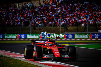 2024-07-21 - 55 Carlos Sainz, (ESP) Scuderia Ferrari during the Hungarian GP, Budapest 18-21 July 2024 Formula 1 World championship 2024. - FORMULA 1 HUNGARIAN GRAND PRIX 2024 - RACE - FORMULA 1 - MOTORS