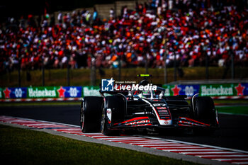 2024-07-21 - 27 Nico Hulkenberg, (GER) Haas F1 Team during the Hungarian GP, Budapest 18-21 July 2024 Formula 1 World championship 2024. - FORMULA 1 HUNGARIAN GRAND PRIX 2024 - RACE - FORMULA 1 - MOTORS