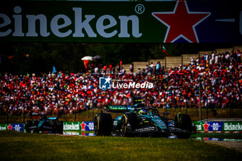 2024-07-21 - 14 Fernando Alonso, (ESP) Aramco Aston Martin Mercedes during the Hungarian GP, Budapest 18-21 July 2024 Formula 1 World championship 2024. - FORMULA 1 HUNGARIAN GRAND PRIX 2024 - RACE - FORMULA 1 - MOTORS