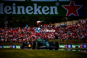 2024-07-21 - 18 Lance Stroll, (CND) Aramco Aston Martin Mercedes during the Hungarian GP, Budapest 18-21 July 2024 Formula 1 World championship 2024. - FORMULA 1 HUNGARIAN GRAND PRIX 2024 - RACE - FORMULA 1 - MOTORS