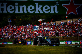 2024-07-21 - 44 Lewis Hamilton, (GRB) AMG Mercedes Ineos during the Hungarian GP, Budapest 18-21 July 2024 Formula 1 World championship 2024. - FORMULA 1 HUNGARIAN GRAND PRIX 2024 - RACE - FORMULA 1 - MOTORS